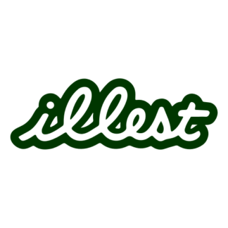 Illest Decal (Dark Green)